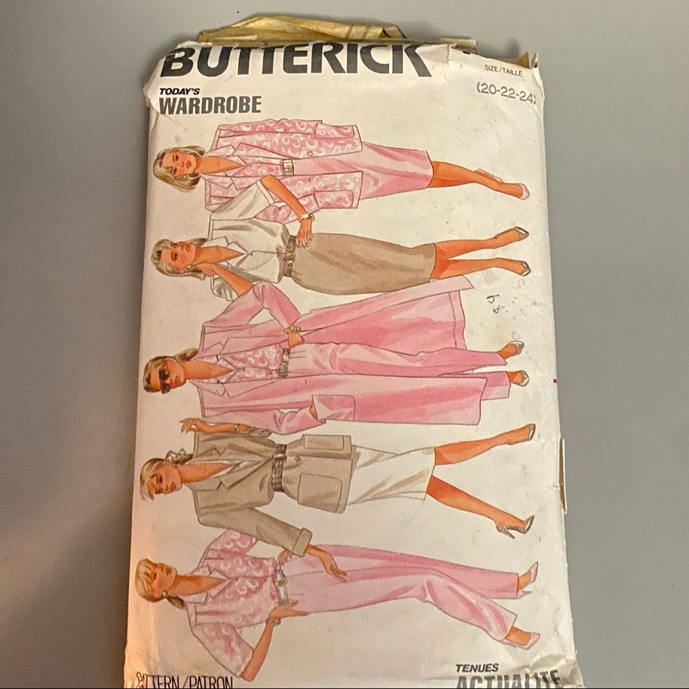 🎈4 for $40🎈Vintage 80’s Butterick 4635 Sewing Pattern